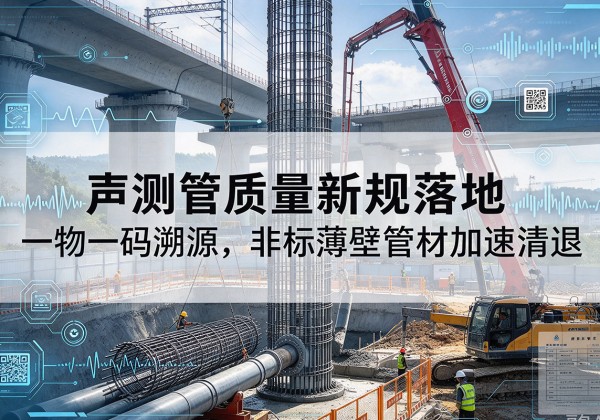 温岭声测管质量新规落地，一物一码溯源，非标薄壁管材加速清退